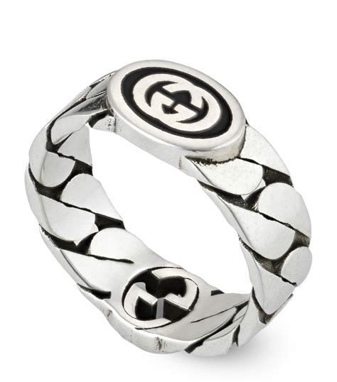 anel gucci|designer gucci silver rings.